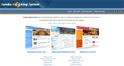 Desktop Screenshot of eurekabookingsystem.com