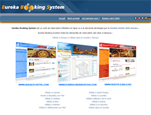 Tablet Screenshot of eurekabookingsystem.com